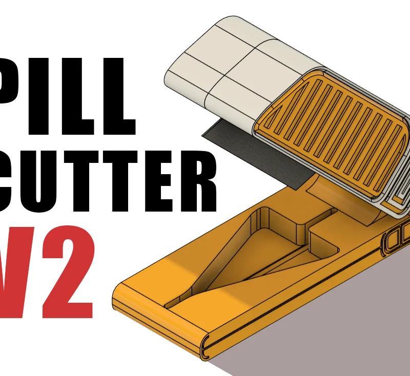 Dao cắt viên thuốc chính xác / Pill Cutter (V2 cập nhật!)