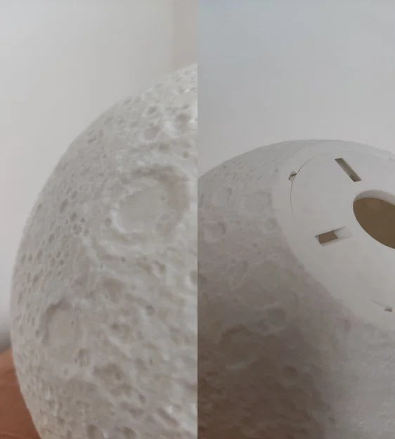 Đèn Mặt Trăng – Bản NASA Dập Nổi Cao (Địa Hình Siêu Chi Tiết) - Image 6