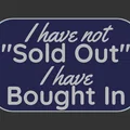 Bảng chữ “Haven't Sold Out” - Thumbnail 3