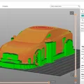 Tesla Model S 2023 STL – Mẫu xe 3D low poly chân thực để in 3D - Thumbnail 3