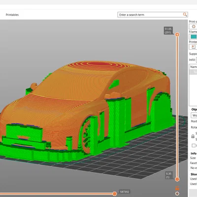 Tesla Model S 2023 STL – Mẫu xe 3D low poly chân thực để in 3D