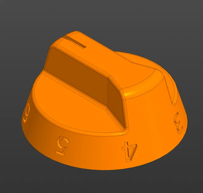 Núm vặn điều khiển cho bếp điện Lysva (In 3D) - Image 3