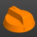 Núm vặn điều khiển cho bếp điện Lysva (In 3D) - Thumbnail 3