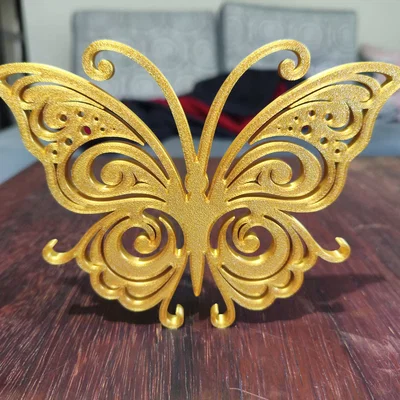 Ornament Bươm Bướm Vàng Thanh Lịch