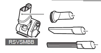 Giá treo phụ kiện cho máy hút bụi không dây Ryobi - Image 2