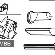 Giá treo phụ kiện cho máy hút bụi không dây Ryobi
