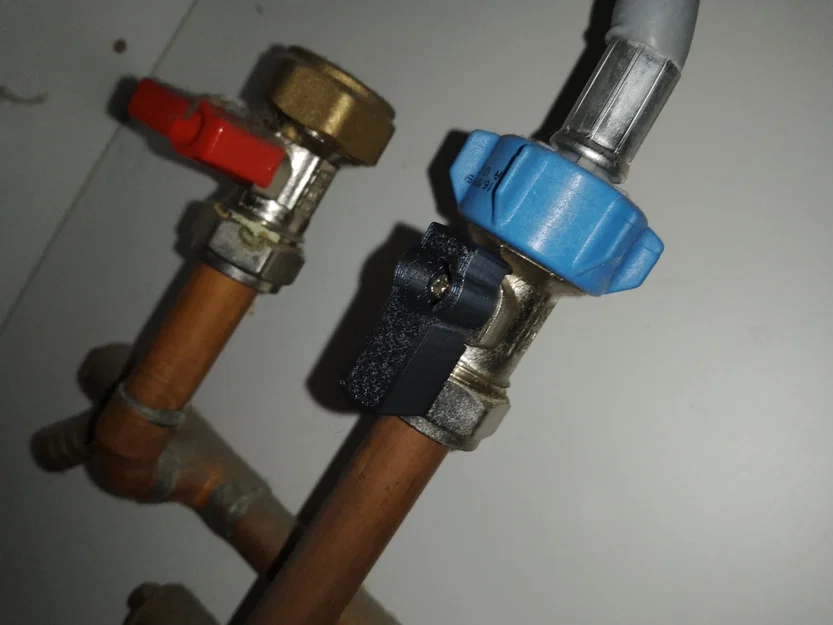 Tay vặn cho van máy giặt (Handle for washing machine valve) - Image 2
