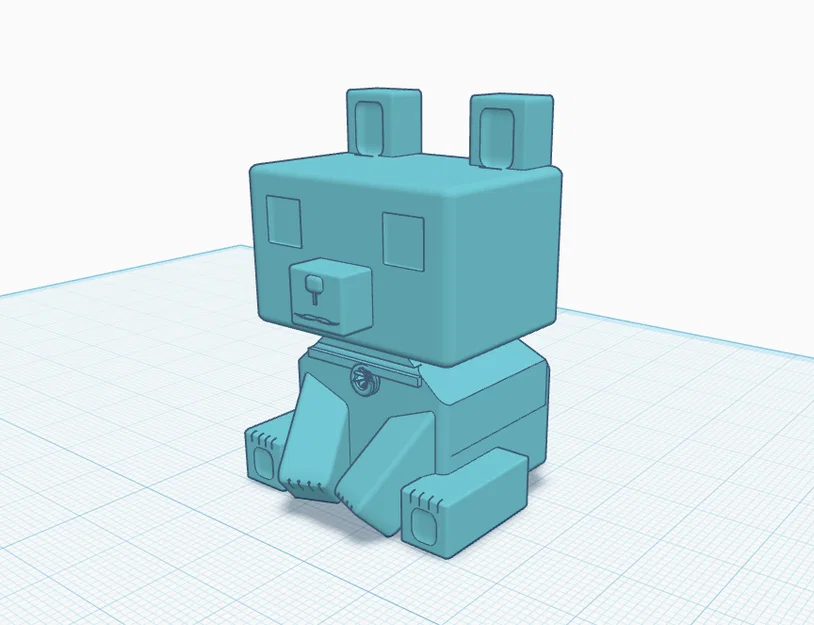 Minecraft Donis Puppy – Cún con Donis (Dennis the Wolf) - Image 1