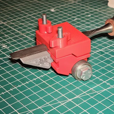 Jig giữ góc mài đục (Chisel Sharpening Jig/Stechbeitelschleifhilfe)