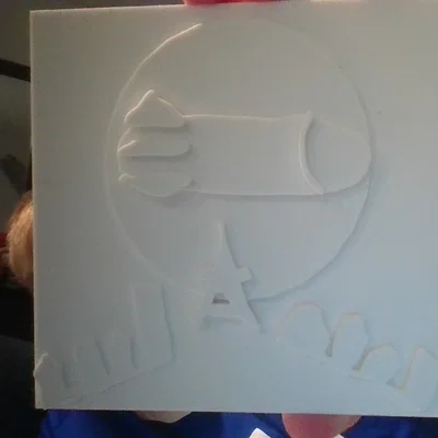 Mô hình trang trí bìa album Led Zeppelin in 3D