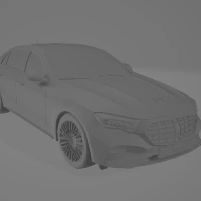 Mô hình xe Mercedes E 180 (STL) - Thiết kế tinh xảo cho in 3D