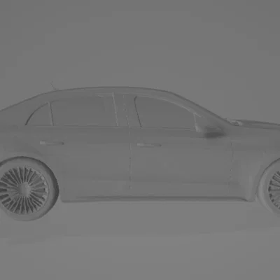 Mô hình xe Mercedes E 180 (STL) - Thiết kế tinh xảo cho in 3D