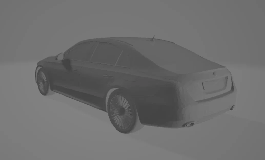 Mô hình xe Mercedes E 180 (STL) - Thiết kế tinh xảo cho in 3D - Image 3