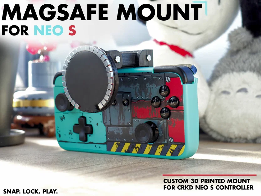 Ngàm MagSafe cho tay cầm CRKD Neo S (CRKD Neo S Magsafe Phone Mount) - Image 1