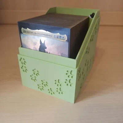 Hộp Deckbox TCG Magic hình Chó Mèo (TCG Deckbox Magic Dog Cat)