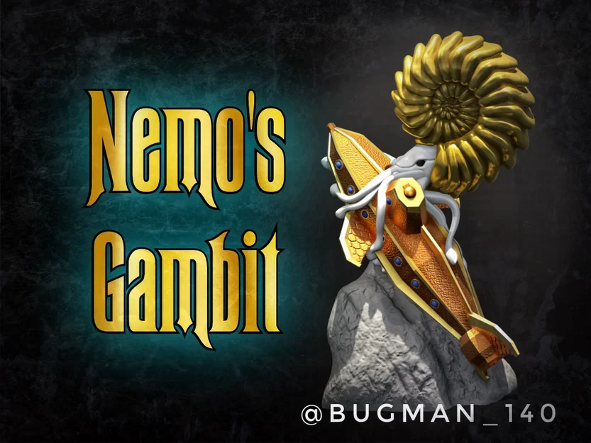 Nemo's Gambit – Tàu ngầm steampunk đấu Giant Ammonite - Image 1