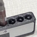 Giá giữ đầu vít 6.35mm (1/4) Hex Bit – Organizer snap-fit - Thumbnail 2