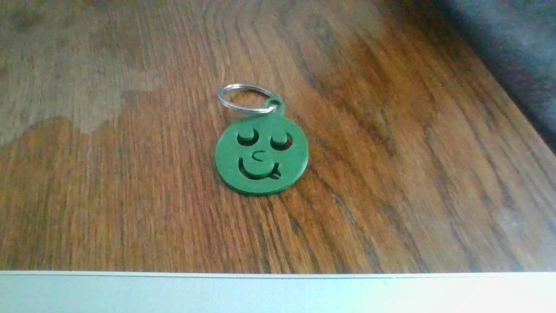 Móc khóa mặt cười (Smiley Key Chain) xinh xắn cho cặp sách - Image 1