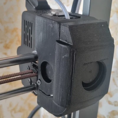 Toolhead Ender 3 V3 CoreXZ dùng quạt 5015 Blower
