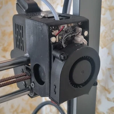 Toolhead Ender 3 V3 CoreXZ dùng quạt 5015 Blower