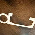 Ngàm kẹp gắn lên lan can vinyl để treo cờ/banner - Thumbnail 1