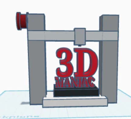 Mô hình trang trí máy in 3D Bambu Lab A1 3D Maniac cực chất - Image 1