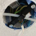 Nắp che ổ điện trần có lỗ dẫn dây (Ceiling outlet cover with wire outlet) - Thumbnail 3