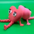 Mô hình trái tim có chân linh hoạt cực đáng yêu - In 3D không hỗ trợ - Thumbnail 2