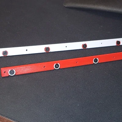 Ray trượt mitre slot zero-clearance chỉnh được – Fully Parametric