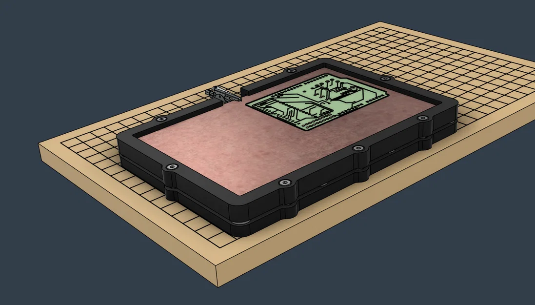 Khung Cố Định Bảng Mạch PCB Cho Máy CNC 150x100mm - Image 1