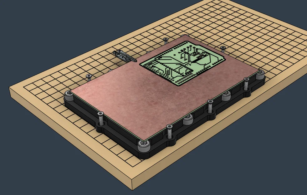 Khung Cố Định Bảng Mạch PCB Cho Máy CNC 150x100mm - Image 3