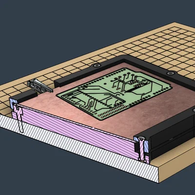 Khung Cố Định Bảng Mạch PCB Cho Máy CNC 150x100mm