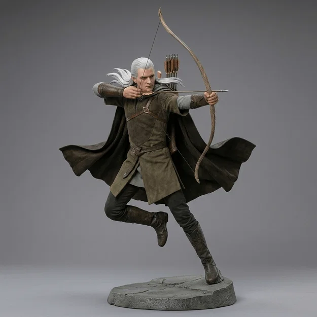 Mô hình 3D Legolas - Lord of the Rings ấn tượng dành cho fan - Image 1