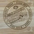 Thớt gỗ khắc laser biểu tượng Harley-Davidson Treviso độc đáo - Thumbnail 2