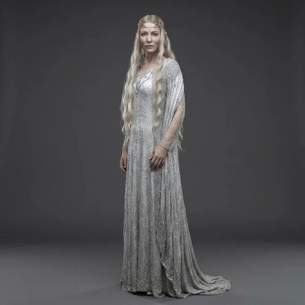 Mô hình 3D Galadriel trong Chúa Tể Những Chiếc Nhẫn - Image 1