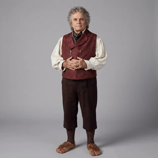 Mô hình 3D Bilbo Baggins - Nhân vật Hobbit trong Lord of the Rings - Image 1