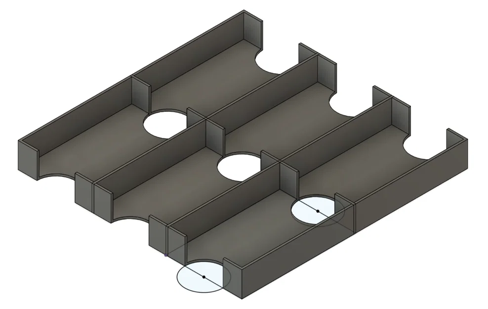 Hộp đựng bài ngang Parametric để sắp xếp board game - Image 1