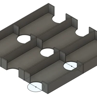 Hộp đựng bài ngang Parametric để sắp xếp board game