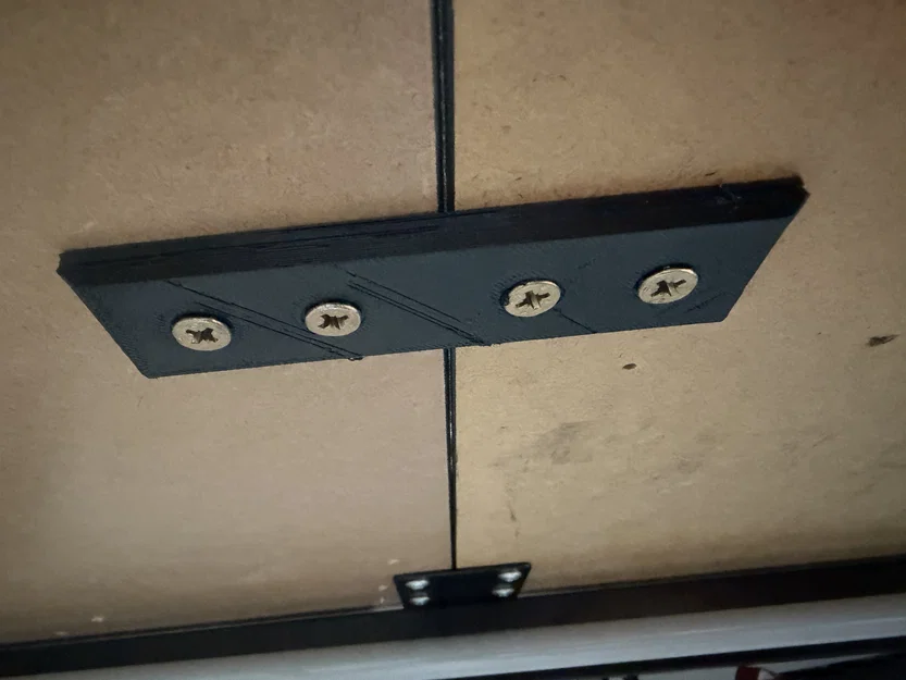 Bát nối gia cường gầm bàn (Reinforced Under-Desk Joint Connector / Mending Plate) - Image 1