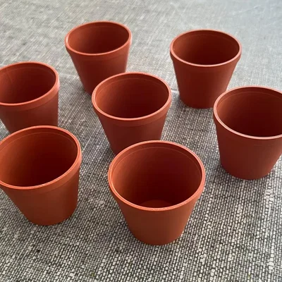 Bộ sưu tập chậu cây và hũ đựng đồ gia dụng 3D tiện ích