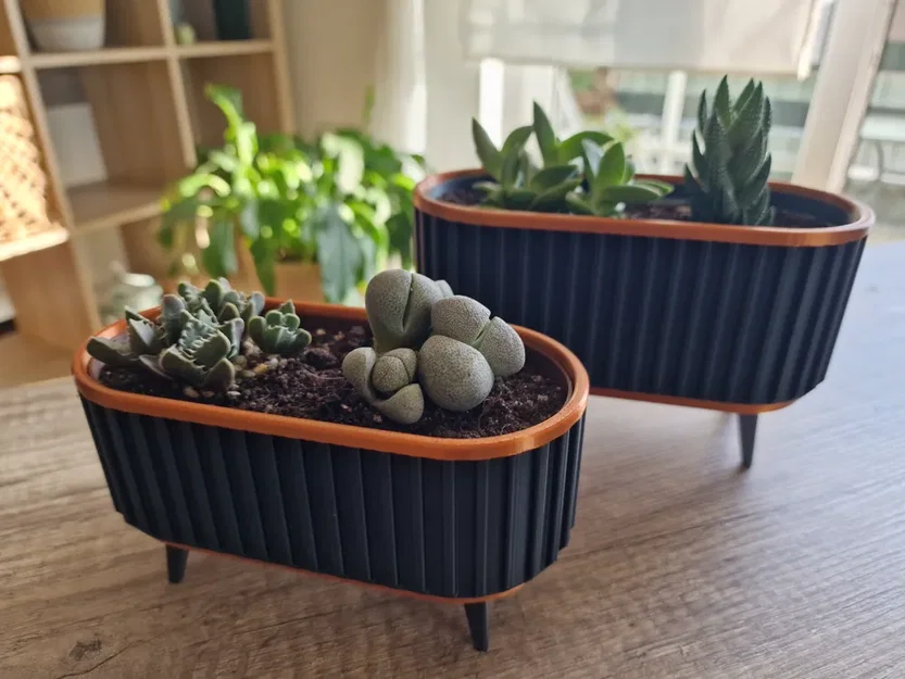 Bộ sưu tập chậu cây và hũ đựng đồ gia dụng 3D tiện ích - Image 5