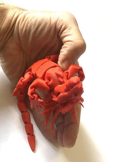 Bé Rồng Linh Hoạt Đầu To (Flexible Baby Dragon with a big head) - Image 2