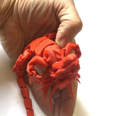 Bé Rồng Linh Hoạt Đầu To (Flexible Baby Dragon with a big head)