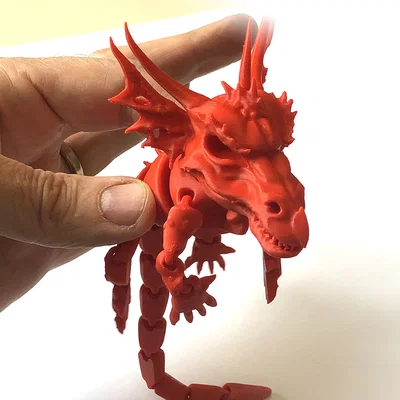 Bé Rồng Linh Hoạt Đầu To (Flexible Baby Dragon with a big head)