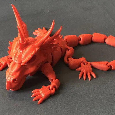 Bé Rồng Linh Hoạt Đầu To (Flexible Baby Dragon with a big head)