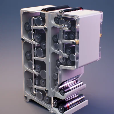 Bộ nhả pin AAA-AA (AAA-AA Battery Dispenser)