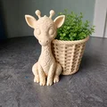 Chậu Trồng Cây Hươu Cao Cổ Dễ Thương (Cute Giraffe Planter) - Thumbnail 1