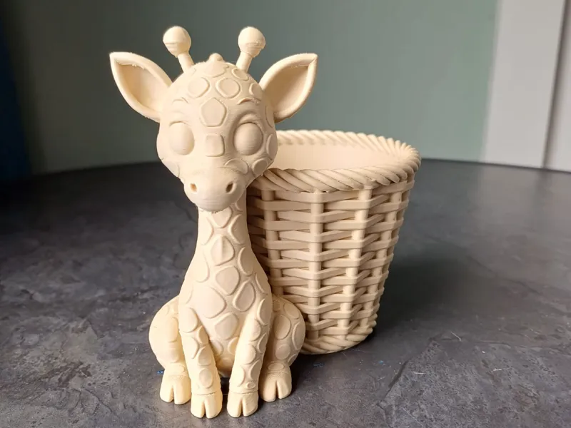 Chậu Trồng Cây Hươu Cao Cổ Dễ Thương (Cute Giraffe Planter) - Image 2