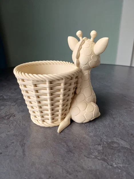 Chậu Trồng Cây Hươu Cao Cổ Dễ Thương (Cute Giraffe Planter) - Image 3