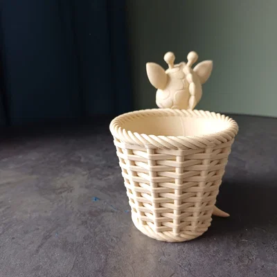 Chậu Trồng Cây Hươu Cao Cổ Dễ Thương (Cute Giraffe Planter)